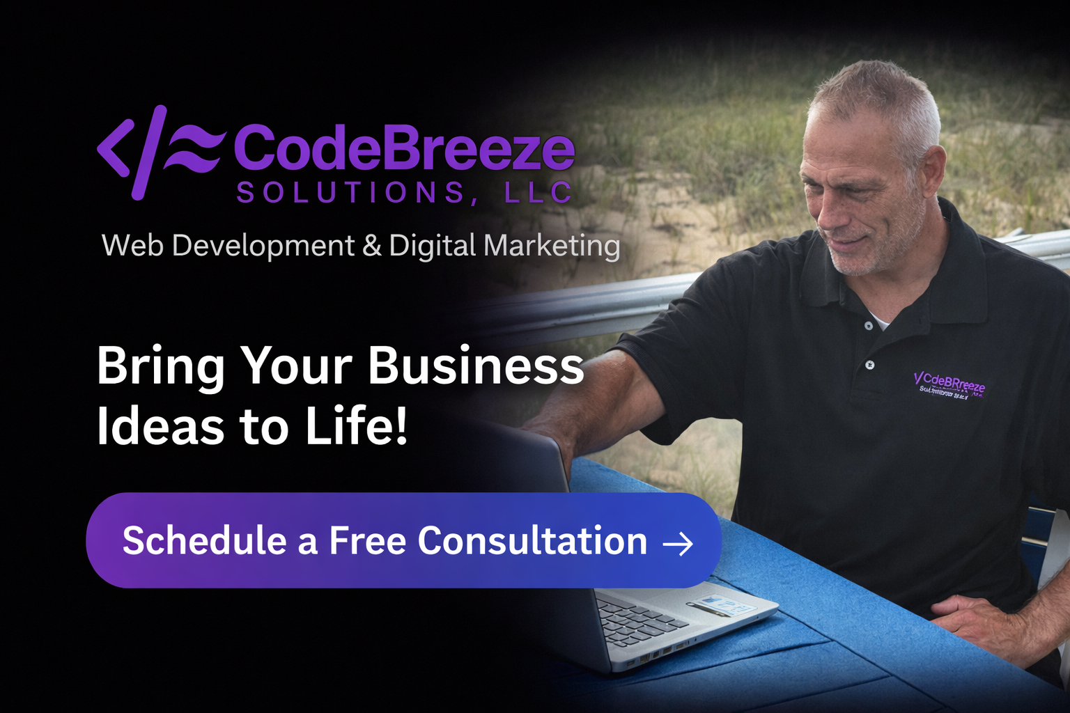 CodeBreeze Solutions Display Ad